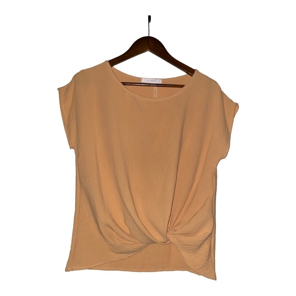 Six Fifty Do The Twist Women Short Sleeve Top‎ Small